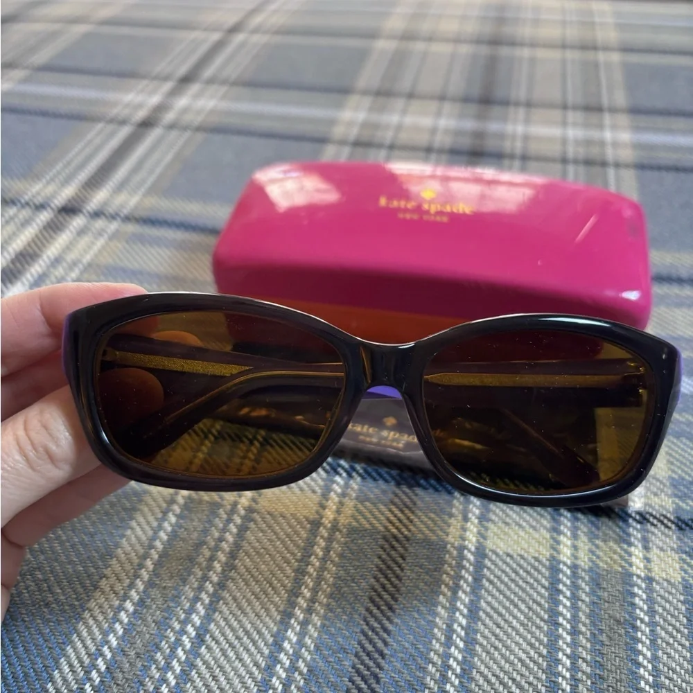 Kate Spade Ginnie Black Purple Sunglasses Frames Only